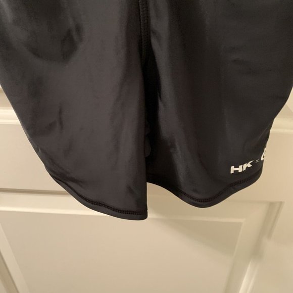 Pride Humankind Adult Unisuit Black w/ Rainbow Striped Swimsuit Size Small - Picture 7 of 12